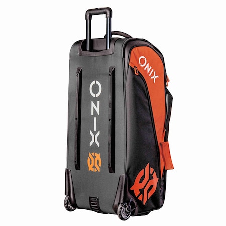 Onix Pro Team Wheeled Duffel Bag, Orange/Black KZ7400-PWDOB